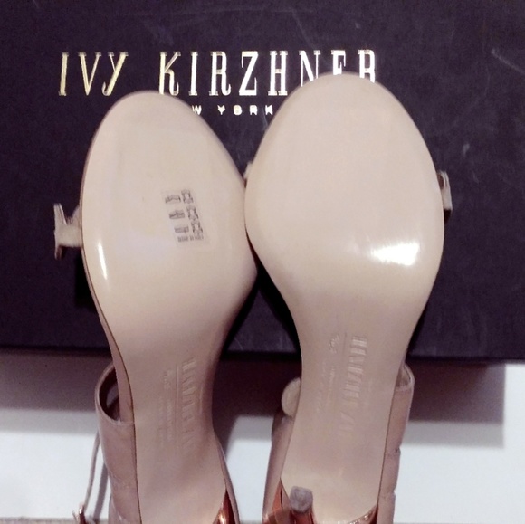 $450💯🆕Ivy Kirzhner Venus Heel Nude Sandals 7.5 - Picture 6 of 8